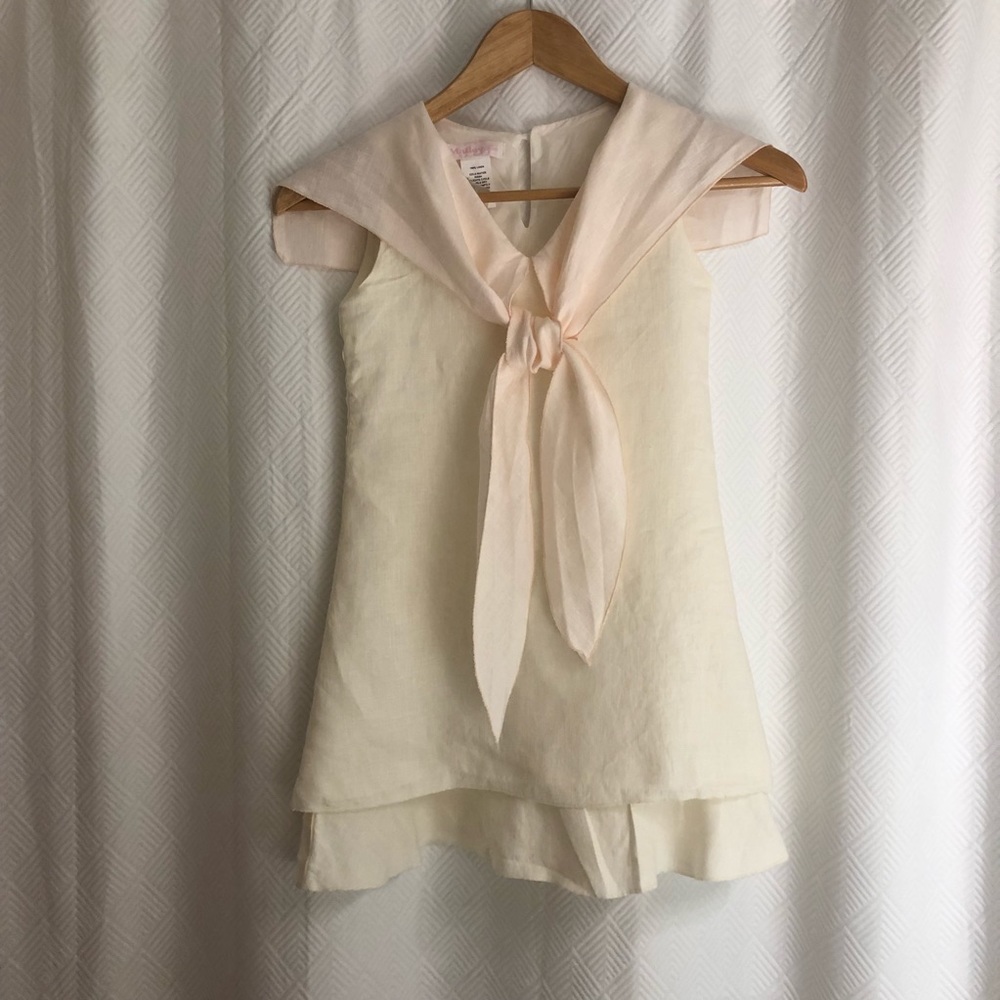 Malley too Girls linen dress size 6